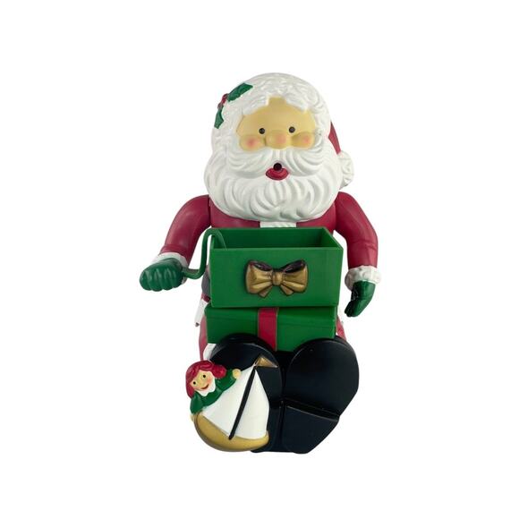 Vintage Avon Gift Collection Bubble Blowing Santa Animated Christmas Decor 1996 - Picture 2 of 11